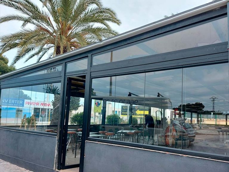 cerramientos de cristal para restaurantes