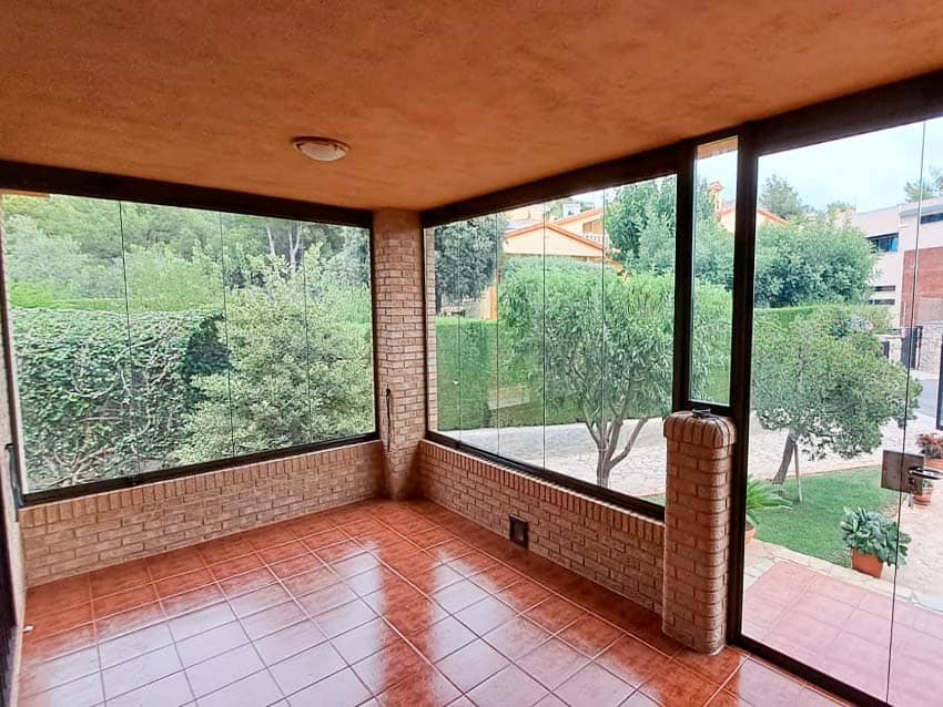 Cortinas de cristal patio